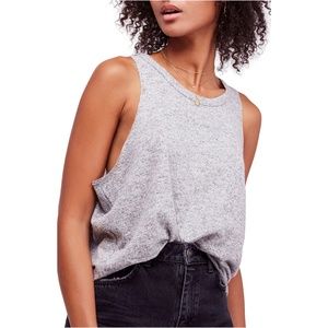 Free People Coziest tank top in grey